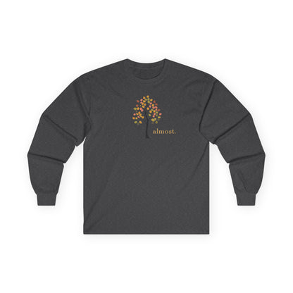 Dark Heather | Almost Long Sleeve, front view