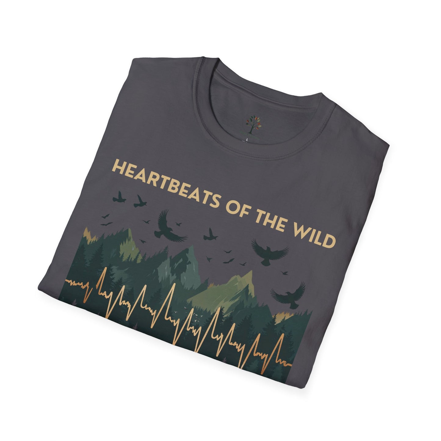 Charcoal | Heartbeats of the Wild, folded view