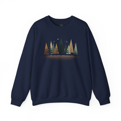 Navy | Forest Rhythm Sweatshirt, front view