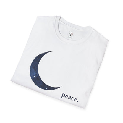 White | Moonlit Peace, folded view