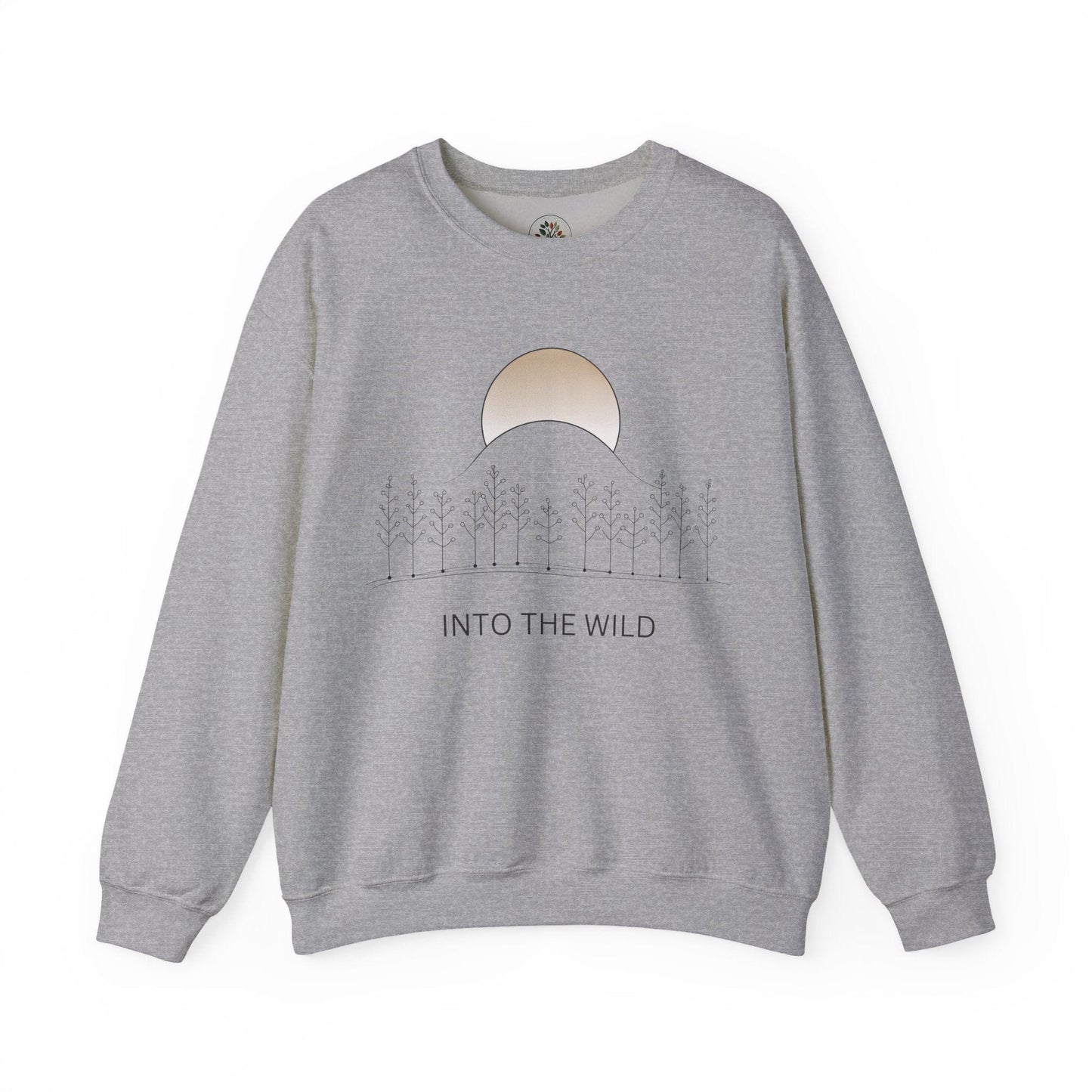 Sport Grey | Into the Wild Sweatshirt, front view