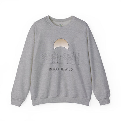 Sport Grey | Into the Wild Sweatshirt, front view