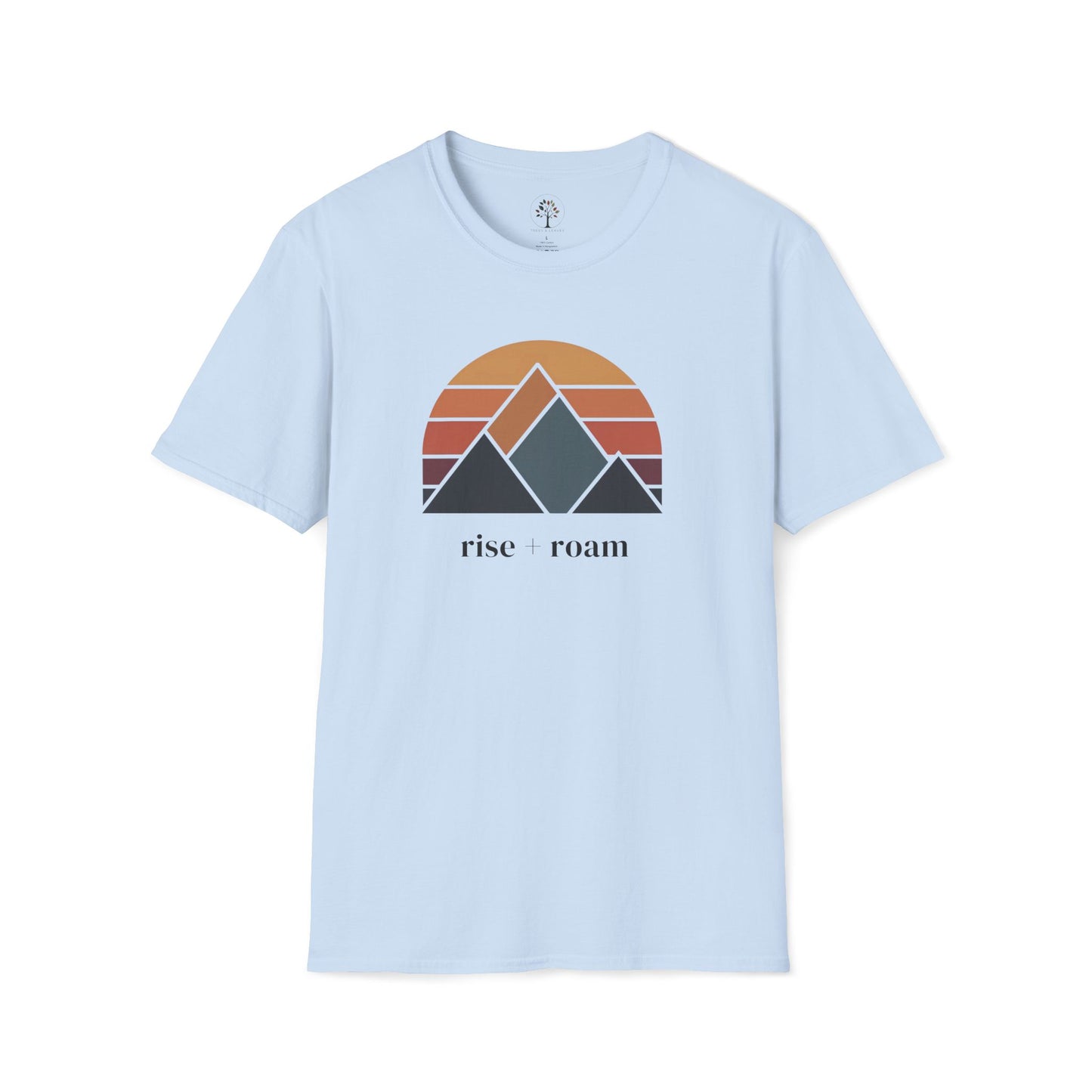 Light Blue | Rise +Roam, front view
