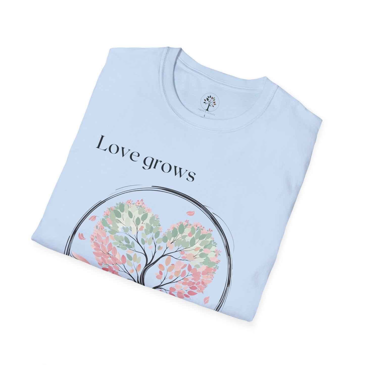 Light Blue | Love grows, folded view