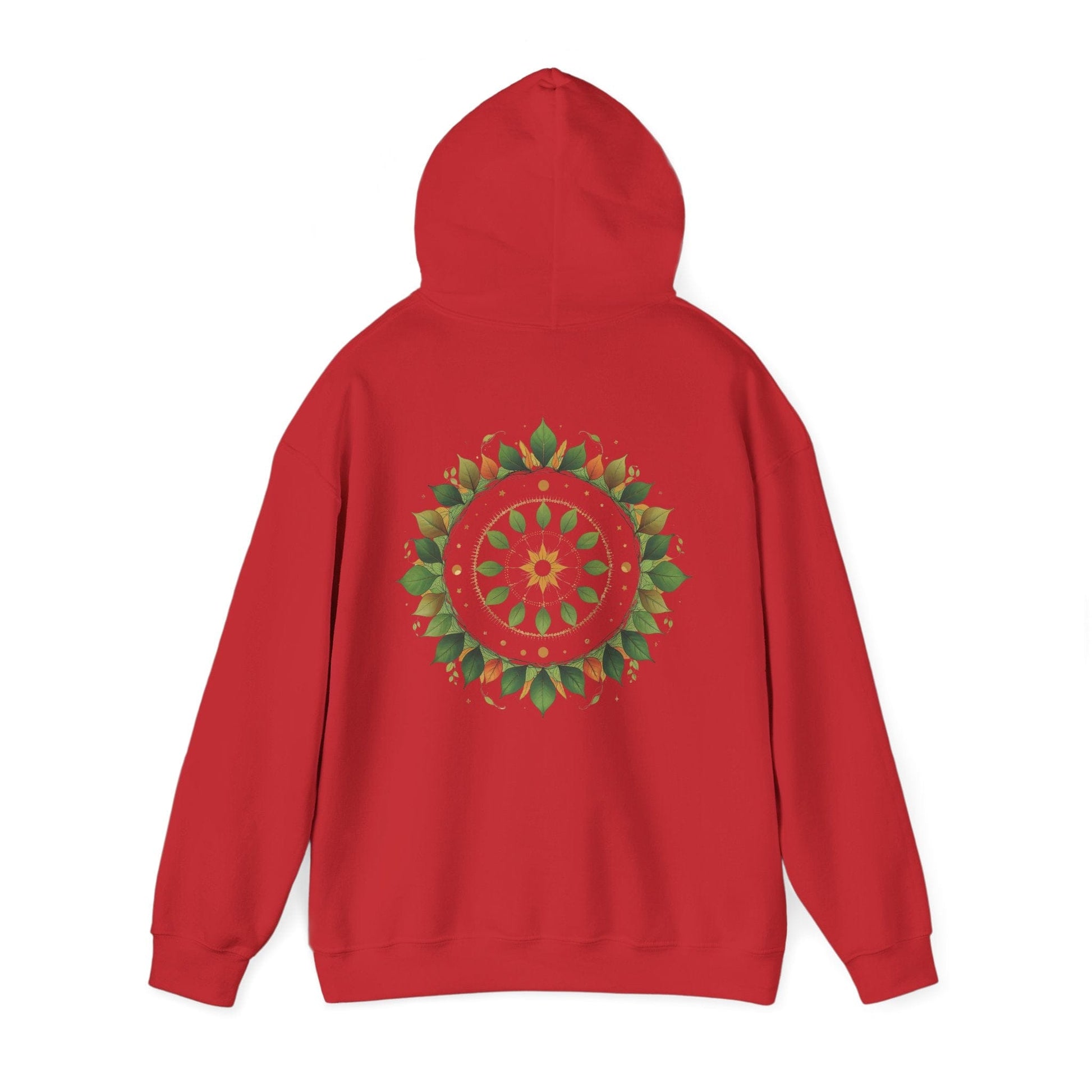 Red | Celestial Growth Hoodie, back view 2