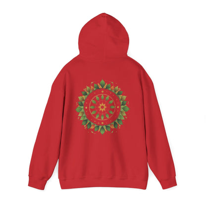 Red | Celestial Growth Hoodie, back view 2