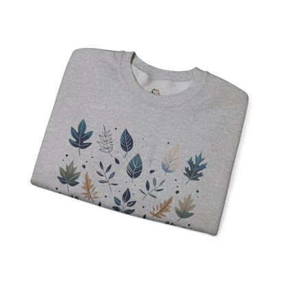 Sport Grey | Botanical Harmony Sweatshirt, folded view