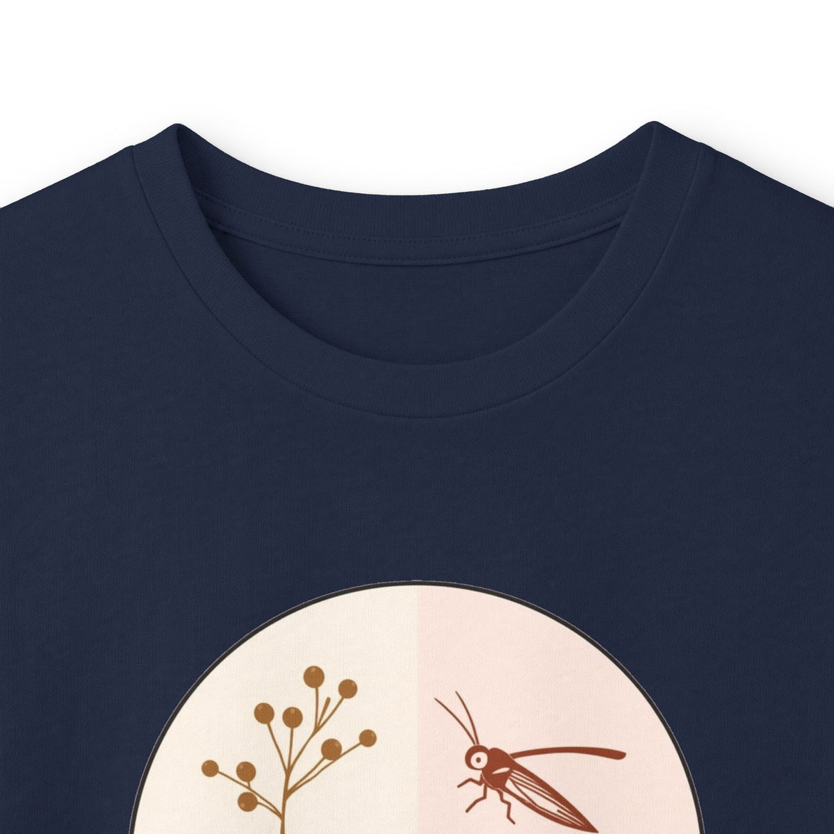 Navy | Timeless Long Sleeve Tee, folded view
