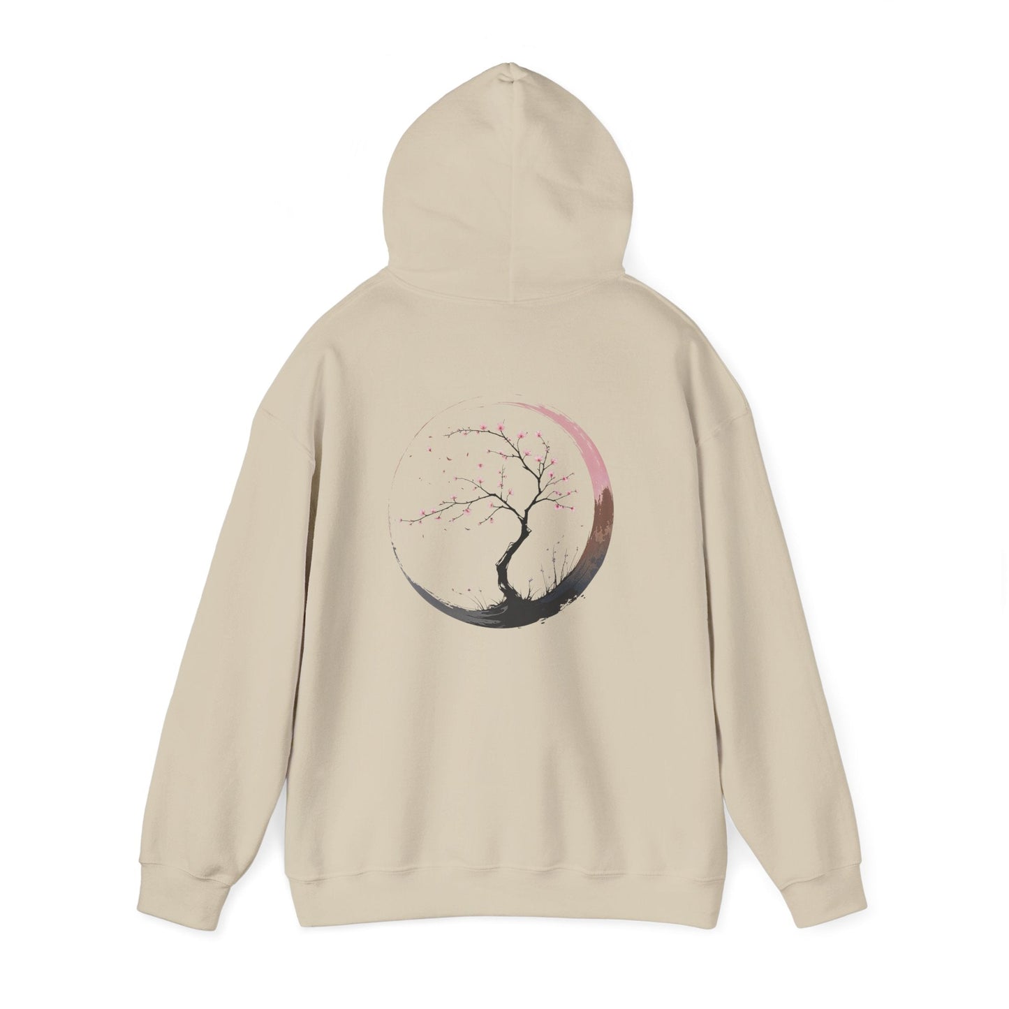 Sand | Sakura Silence Hoodie, back view 2