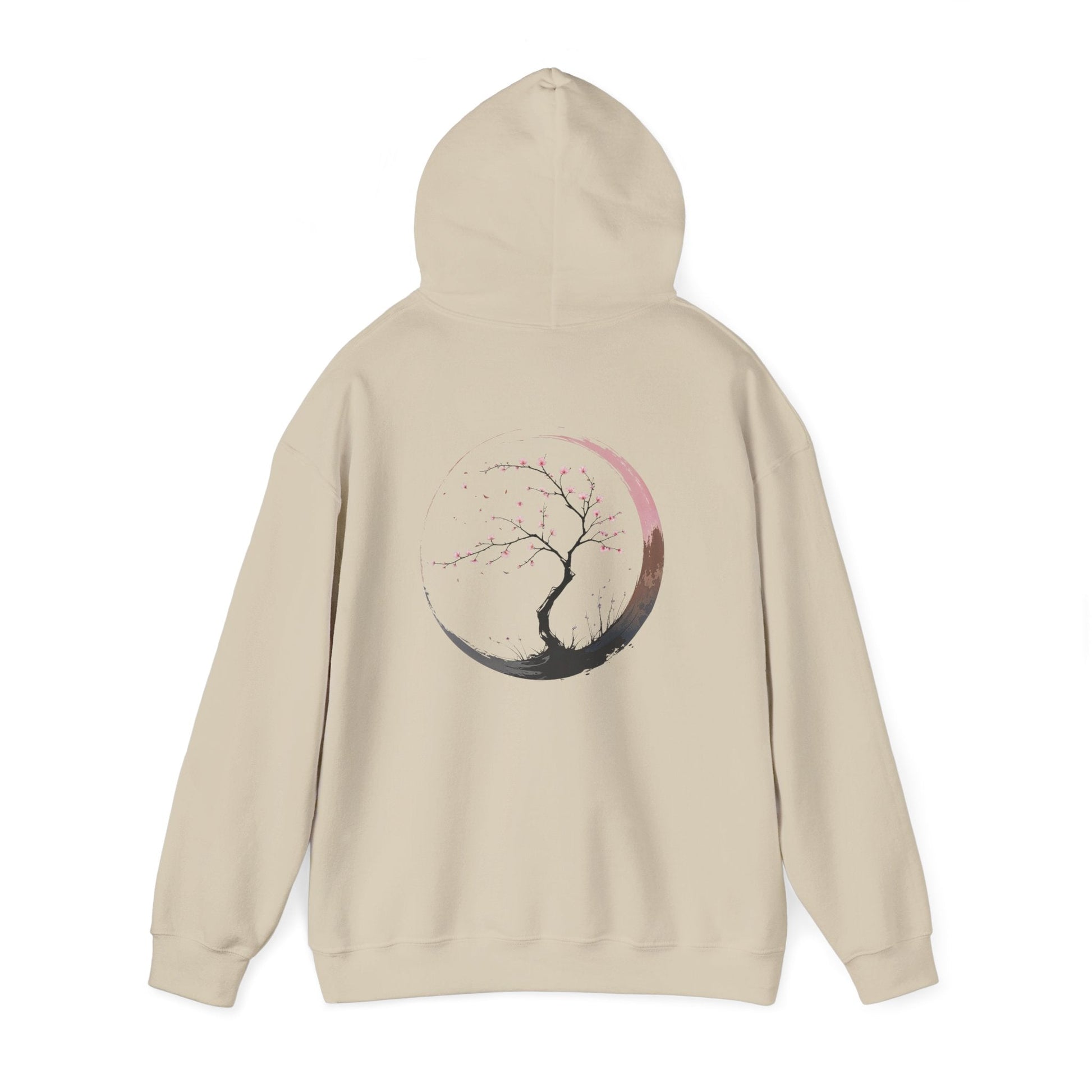 Sand | Sakura Silence Hoodie, back view 2