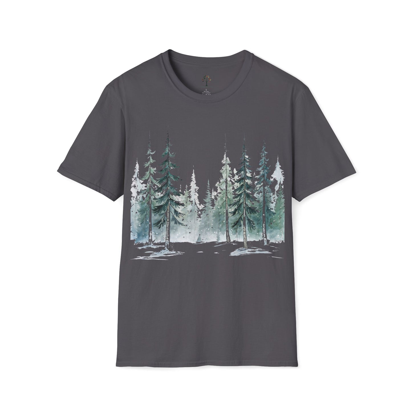 Charcoal | Snowfall Forest, front view