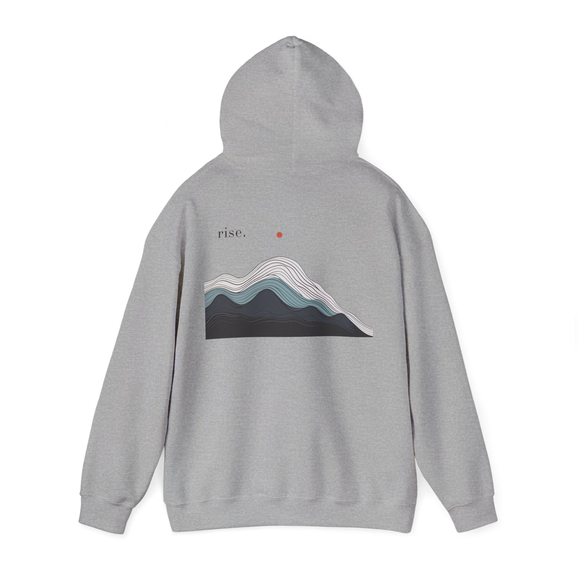 Sport Grey | Rise Hoodie, back view 2