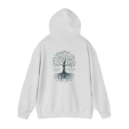 Ash | Stay Rooted! Hoodie, back view 2
