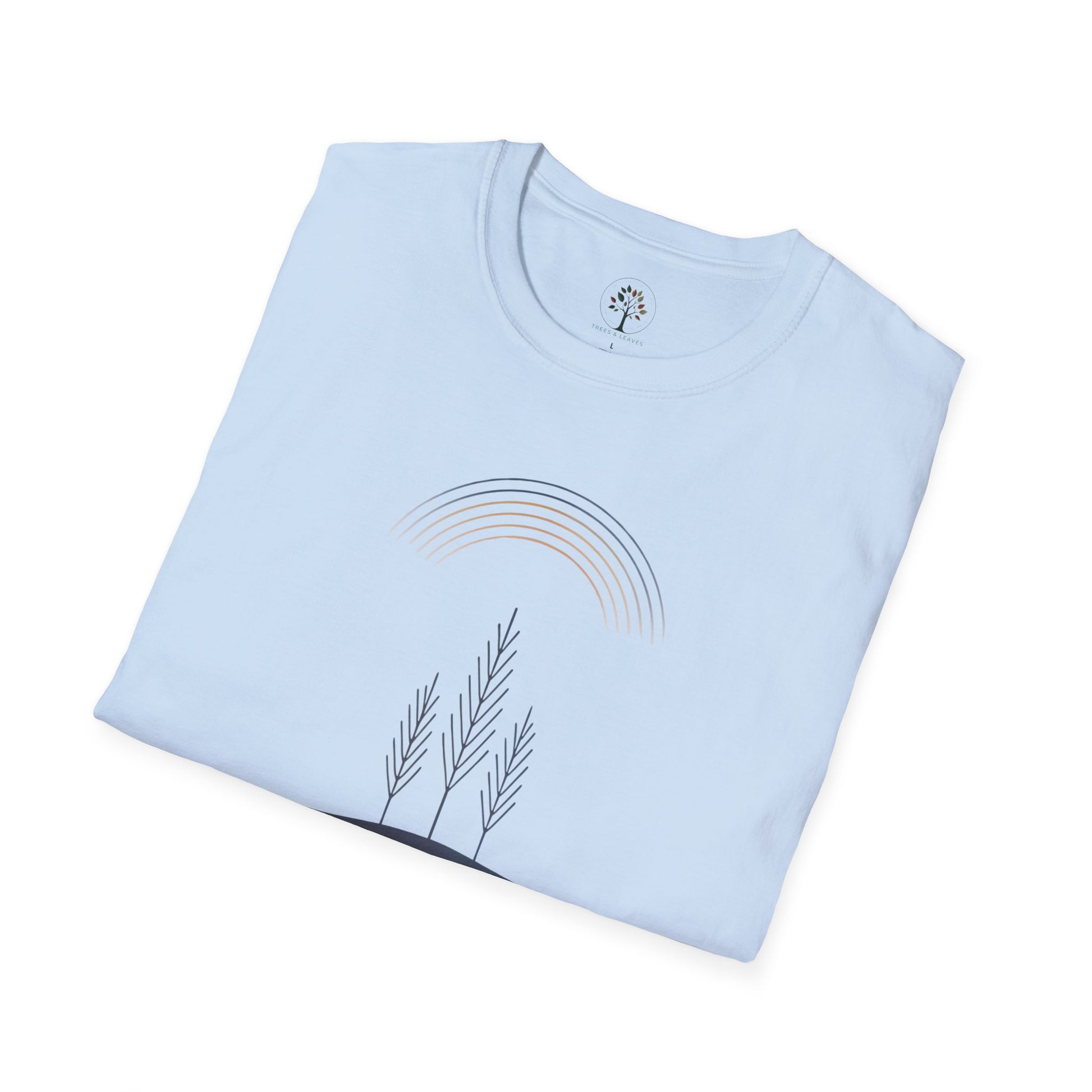 Light Blue | Quiet Arc, folded view
