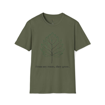 Military Green | From My Roots, They Grow, front view