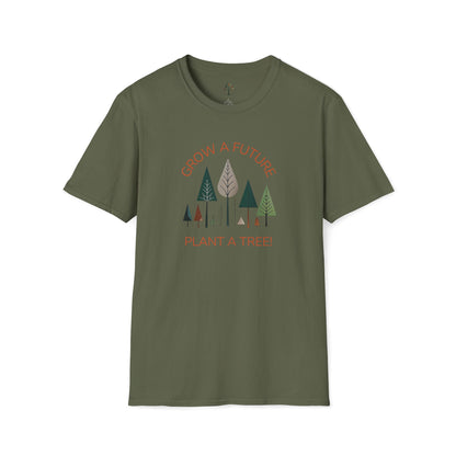 Military Green | Grow a Future, Plant a Tree!, front view