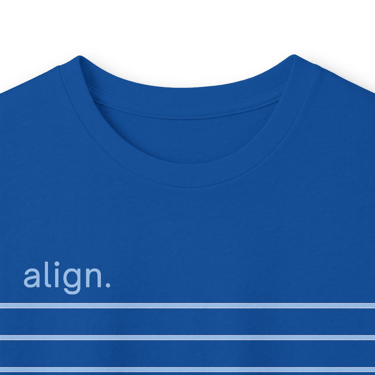 Royal | Align Long Sleeve Tee, folded view