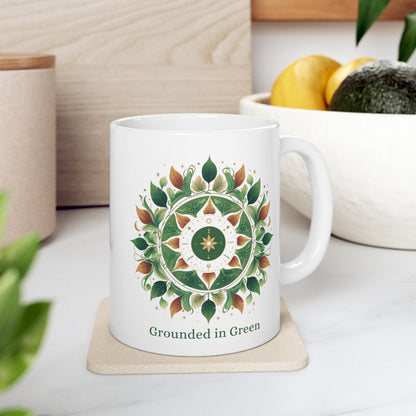 Grounded in Green Mug