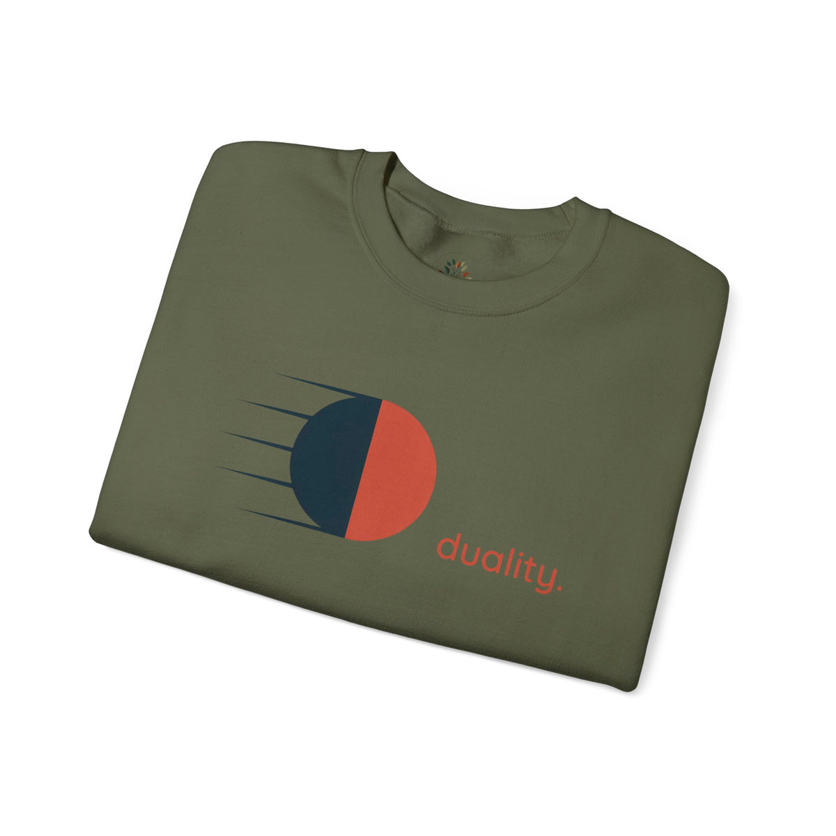 Military Green | Duality Sweatshirt, folded view