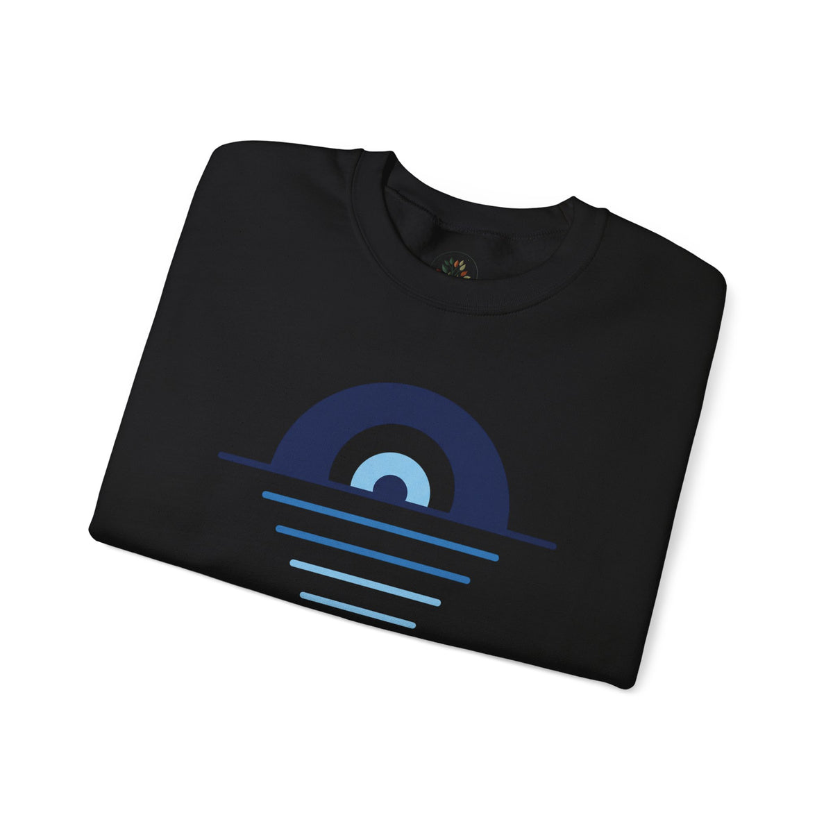 Black | Evil Eye Sweatshirt, folded view