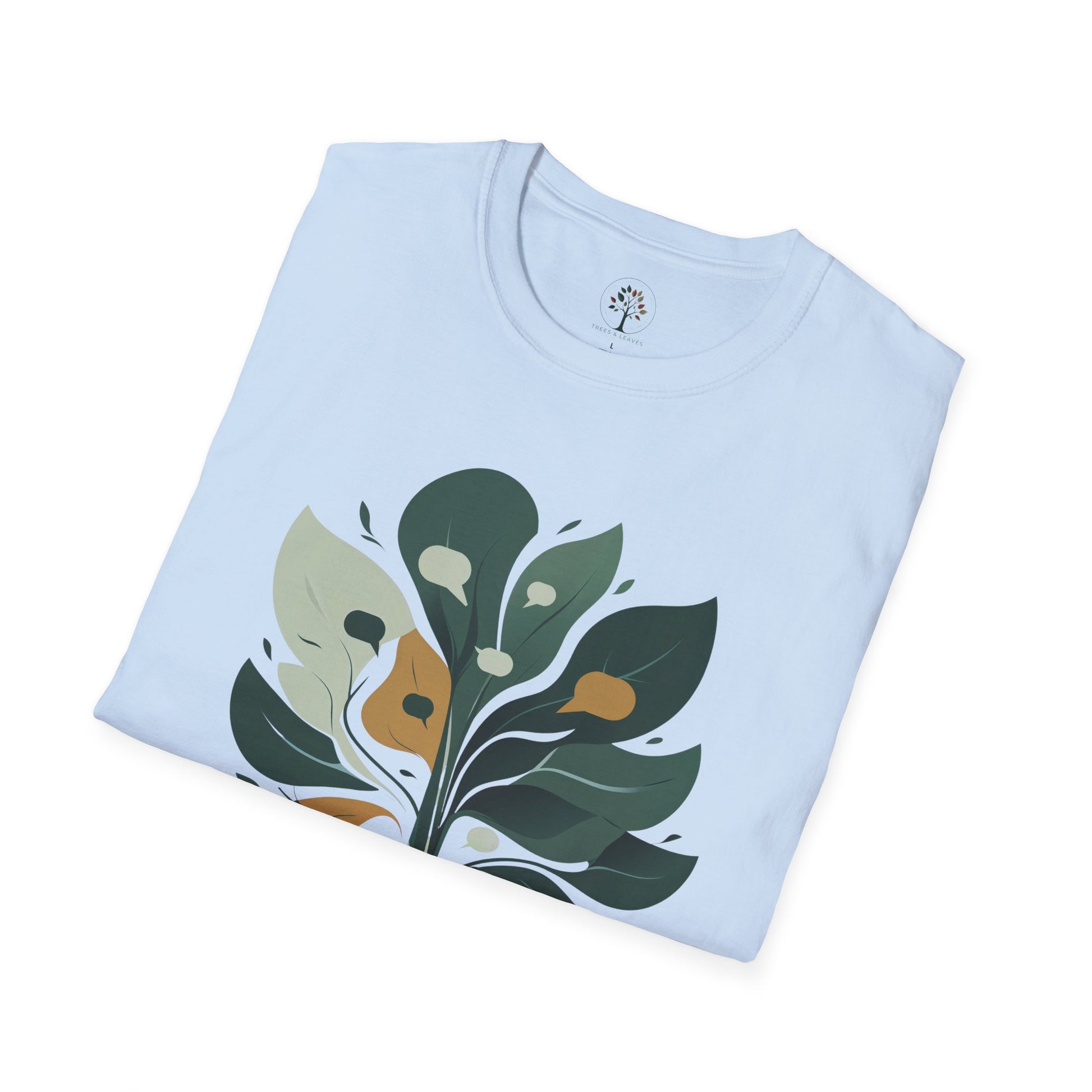 Light Blue | Speak Softly, Grow Strong!, folded view
