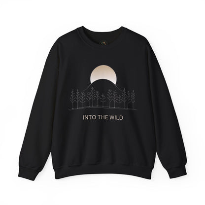 Black | Into the Wild Sweatshirt, front view