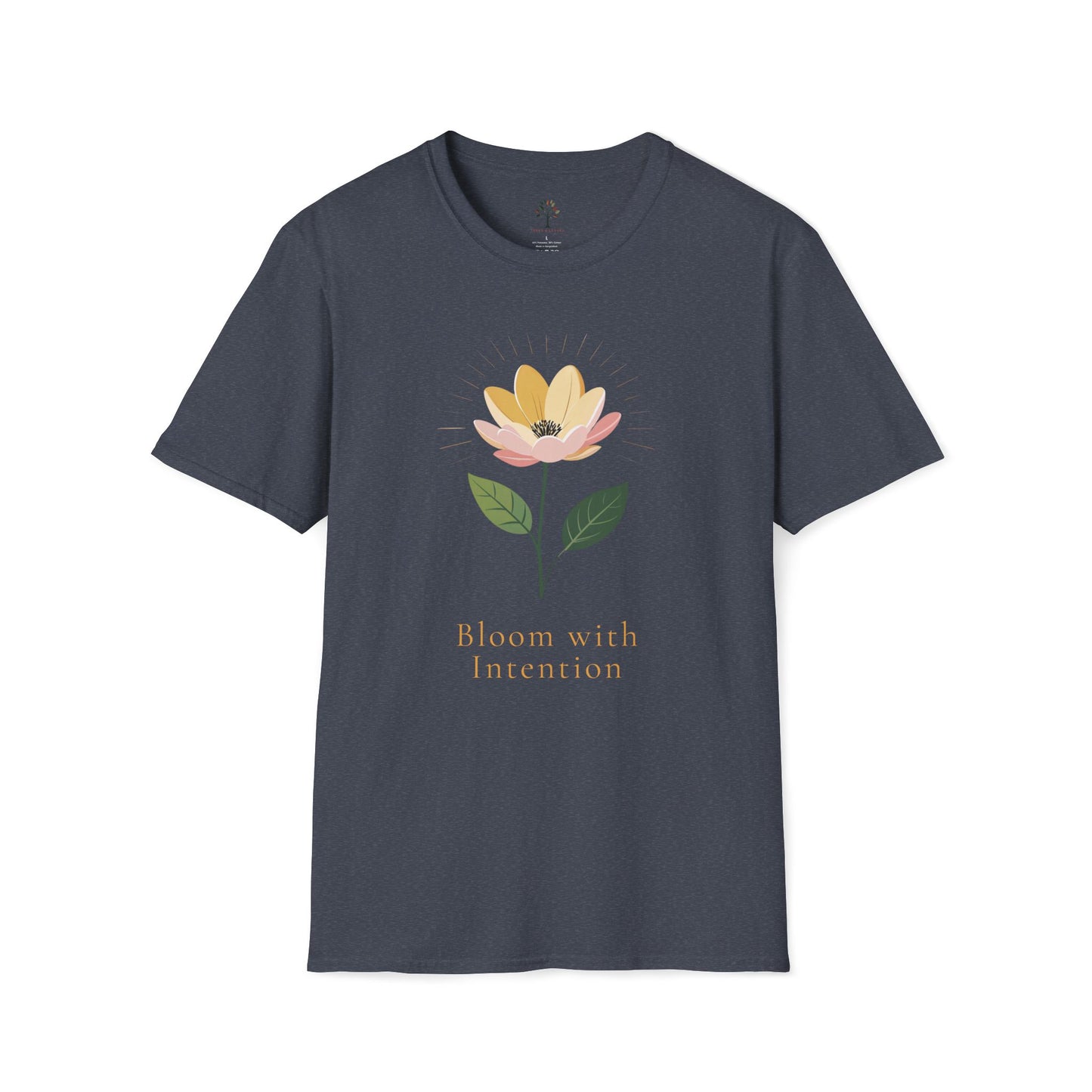 Heather Navy | Bloom with Intention, front view