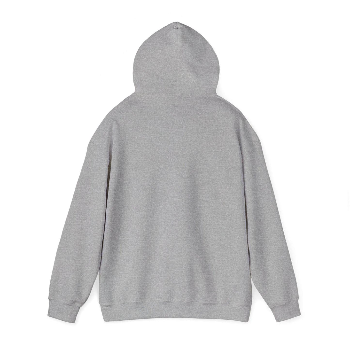 Sport Grey | Small front logo Hoodie, back view 2