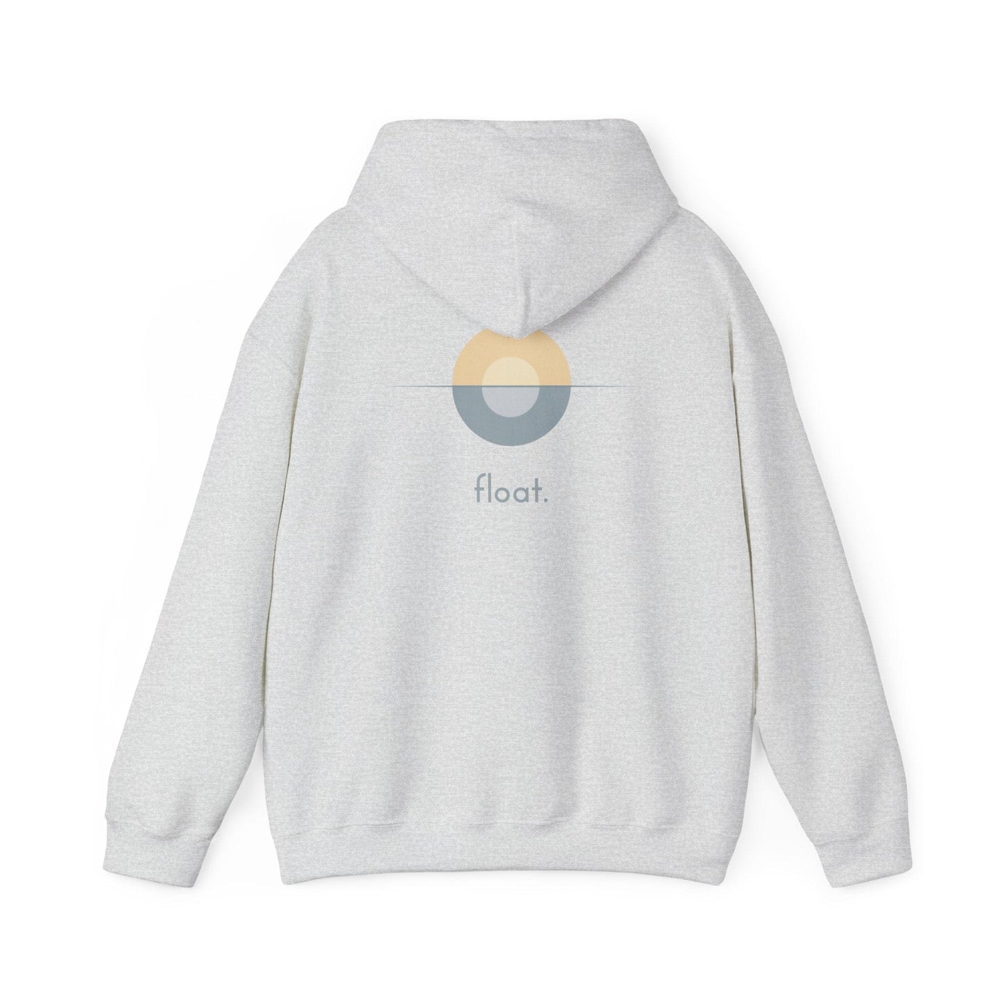Ash | Float Hoodie, back design view
