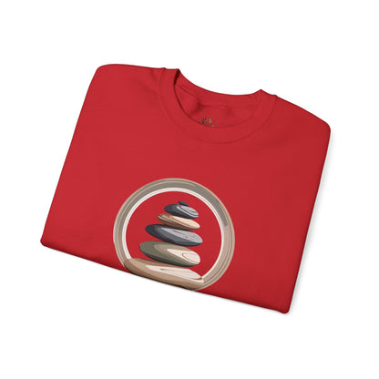 Red | Still as Stone Sweatshirt, folded view