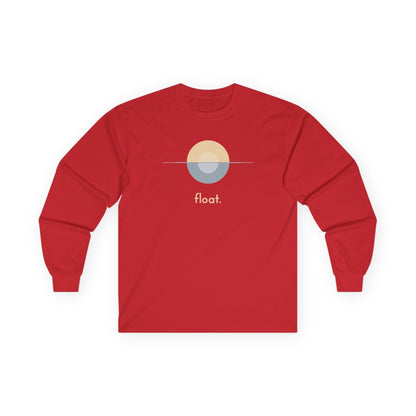 Red | Float Long Sleeve Tee, front view