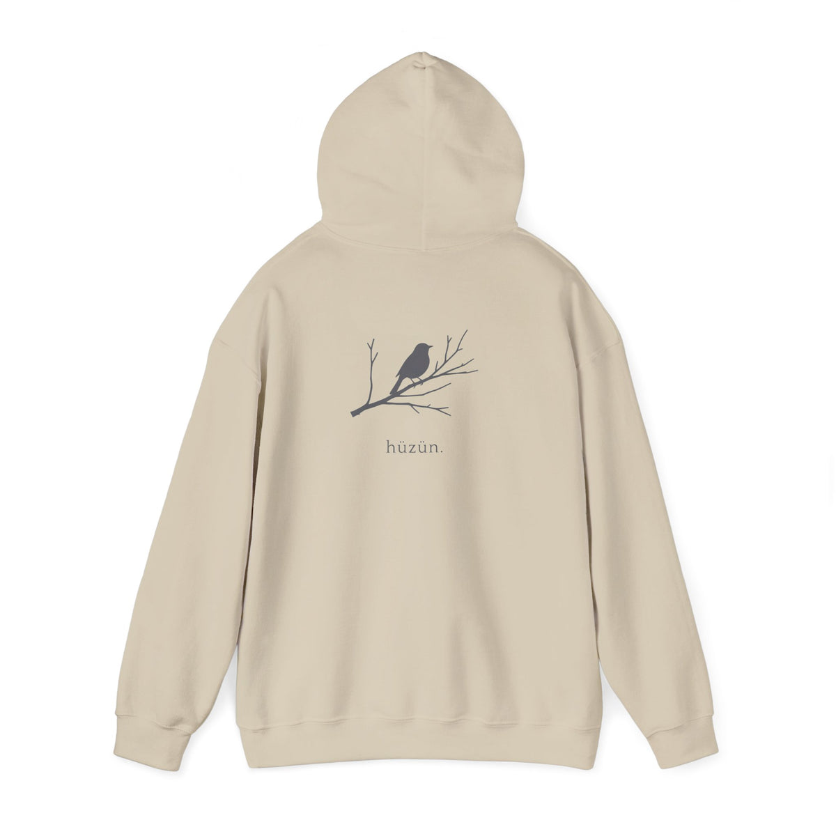 Sand | Hüzün Hoodie, back view 2