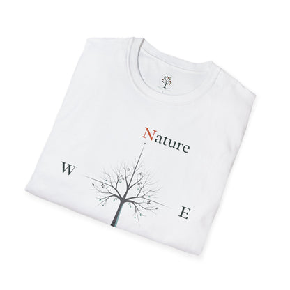 White | Nature Is My Compass, folded view