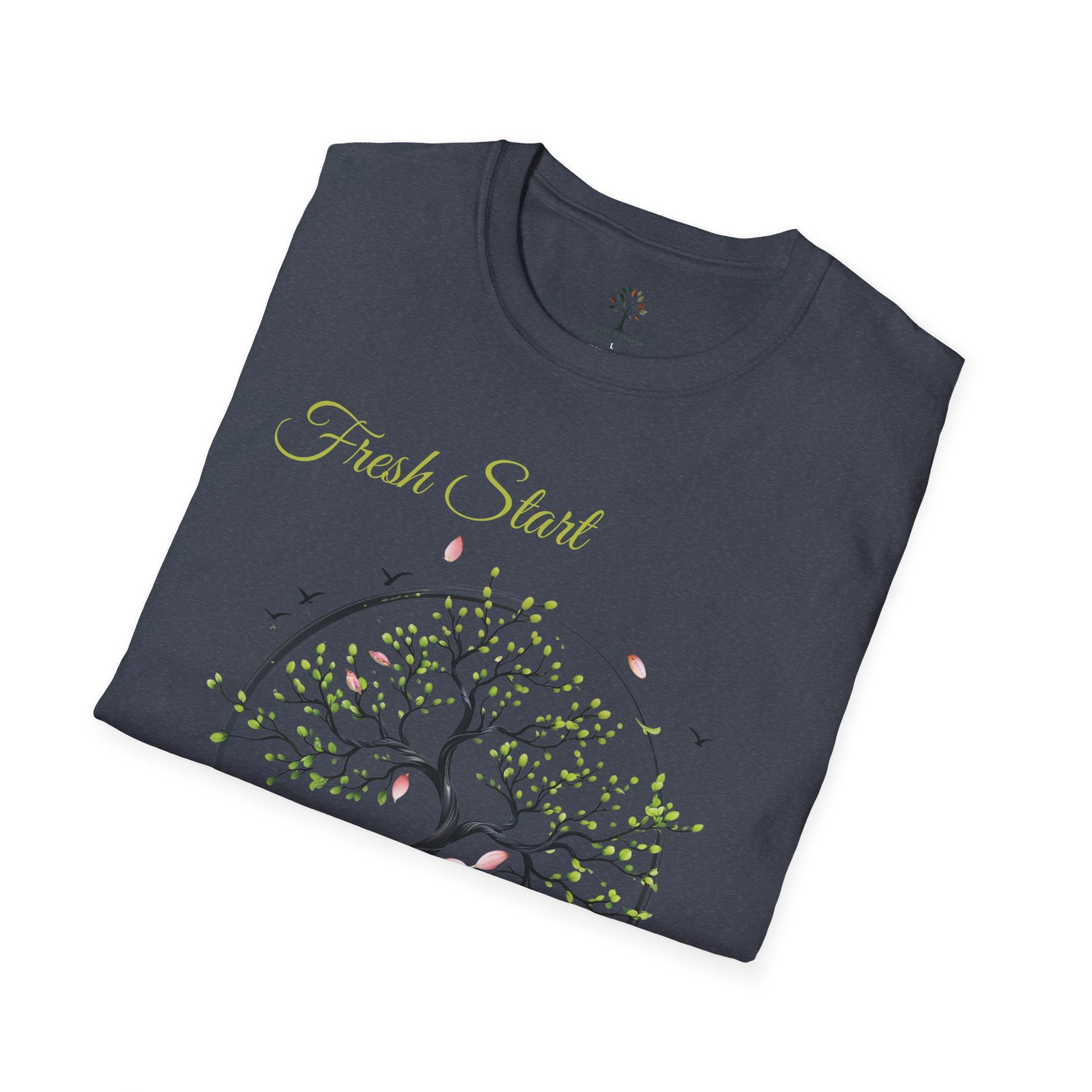 Heather Navy | Fresh Start, folded view