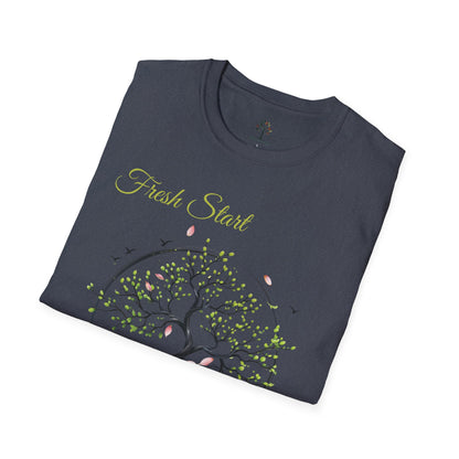 Heather Navy | Fresh Start, folded view