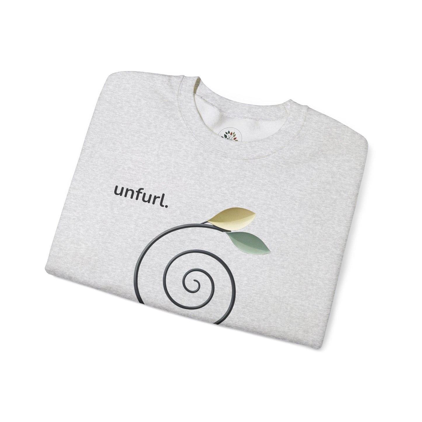 Ash | Unfurl Sweatshirt, folded view