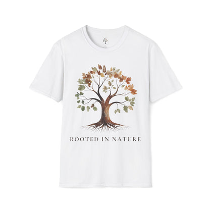 White | Rooted in Nature, front view