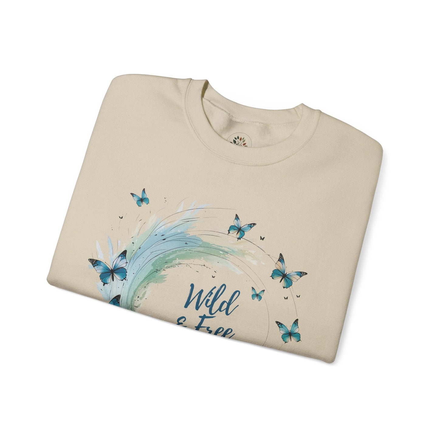 Sand | Wild & Free Sweatshirt, folded view