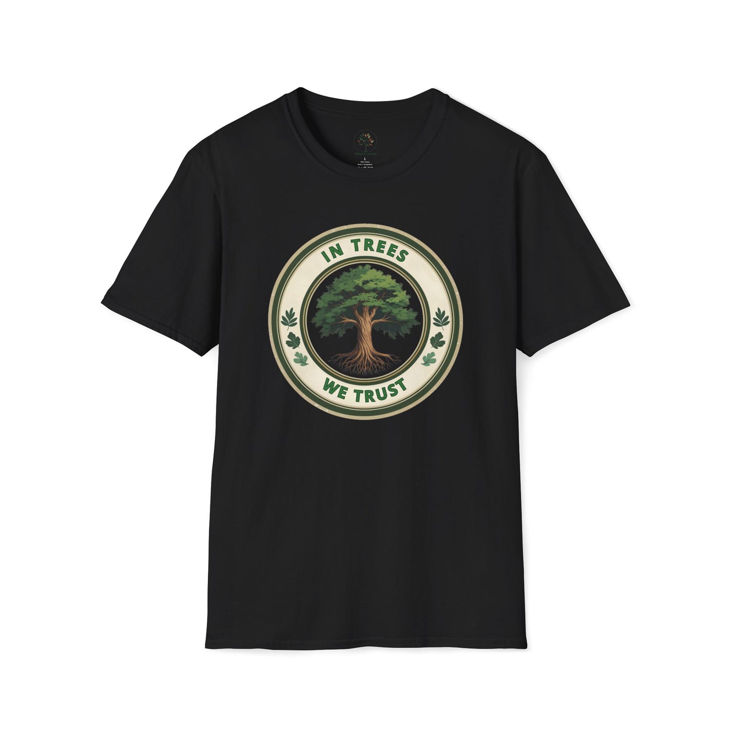 Black | In Trees We Trust, front view