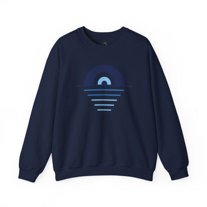 Navy | Evil Eye Sweatshirt, front view