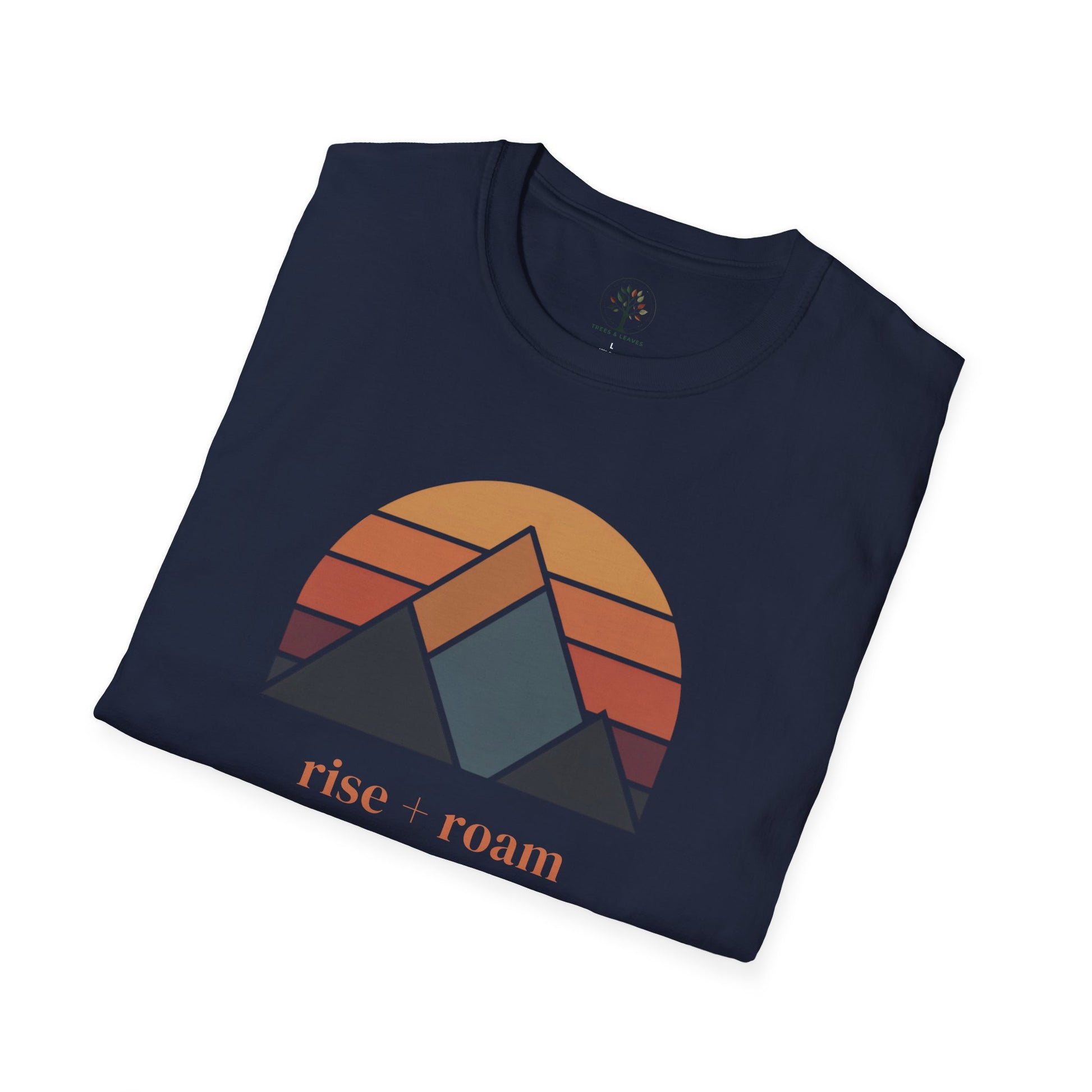 Navy | Rise +Roam, folded view