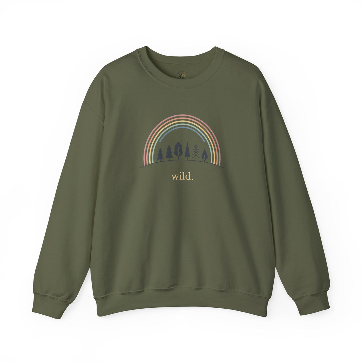 Military Green | Wild Sweatshirt, front view
