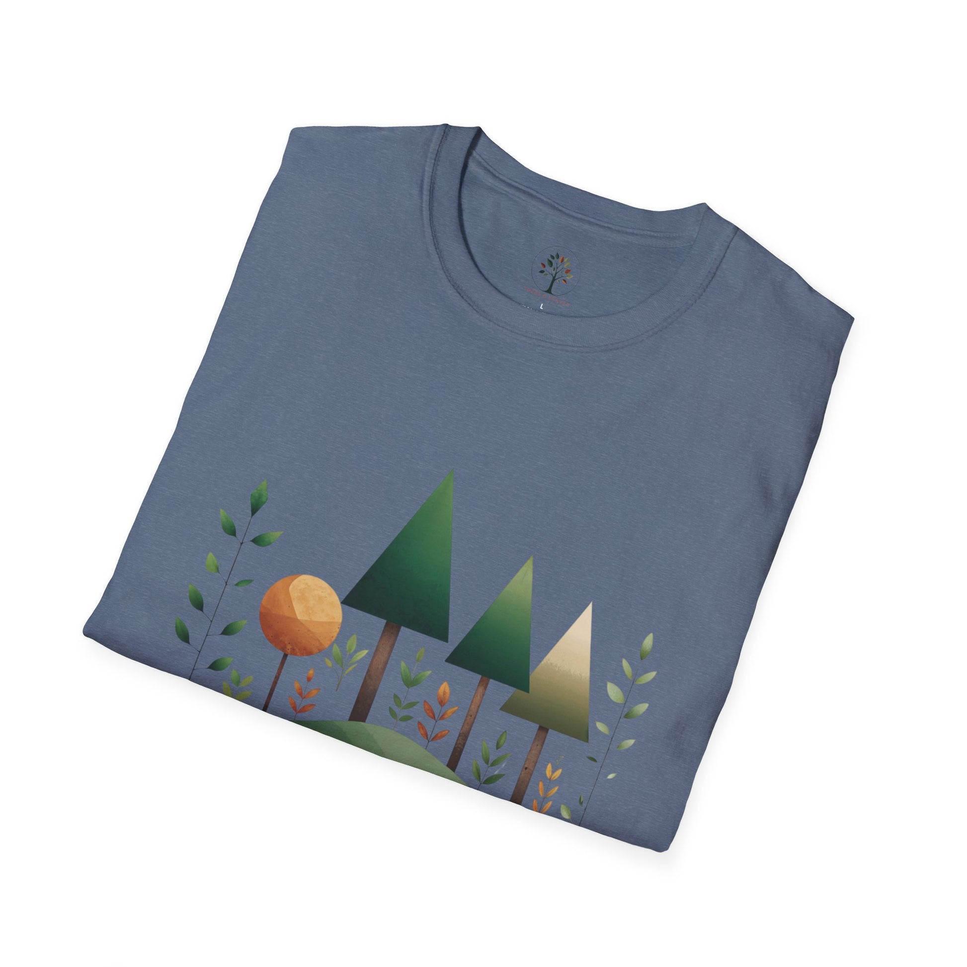 Heather Indigo | Breathe Deep, Live Green, folded view