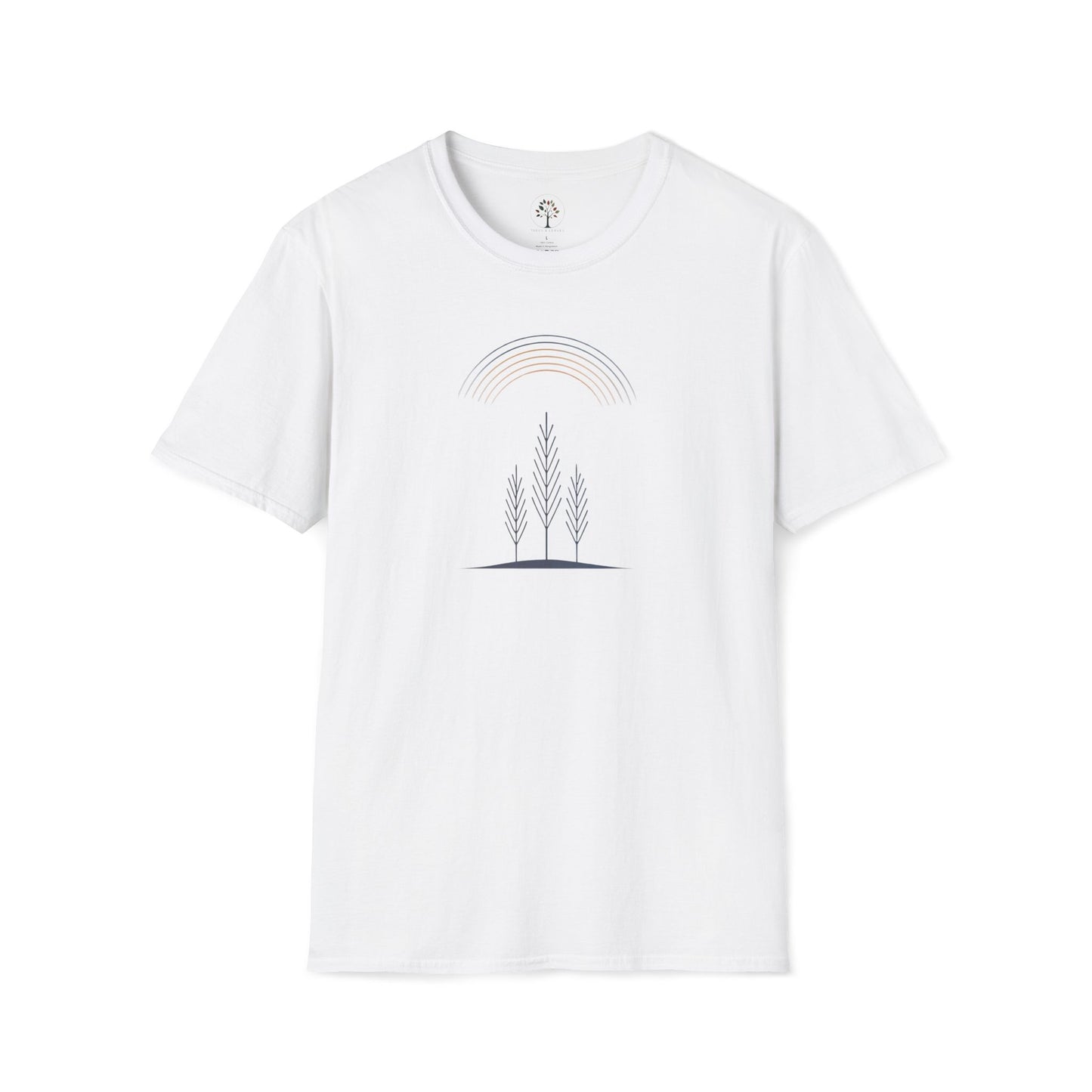 White | Quiet Arc, front view