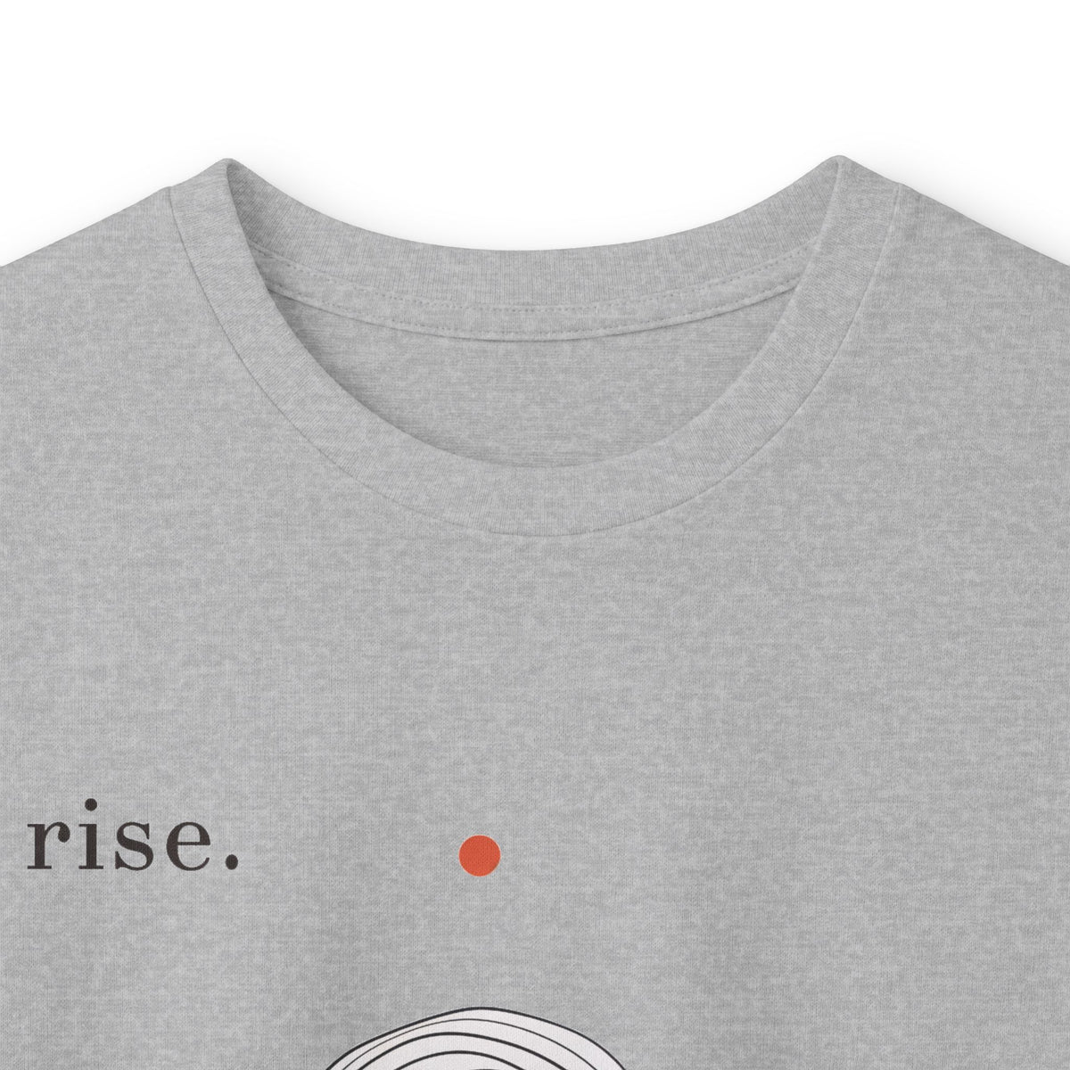 Sport Grey | Rise Long Sleeve Tee, folded view