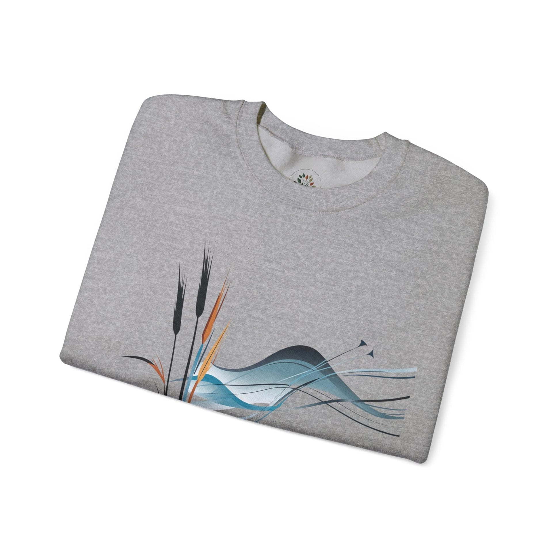 Sport Grey | Exhale Sweatshirt, folded view