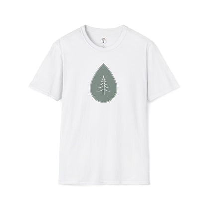 White | Calm Drop, front view