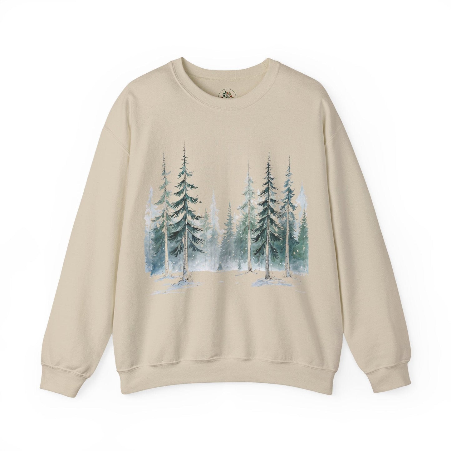 Sand | Snowfall Forest Sweatshirt, front view