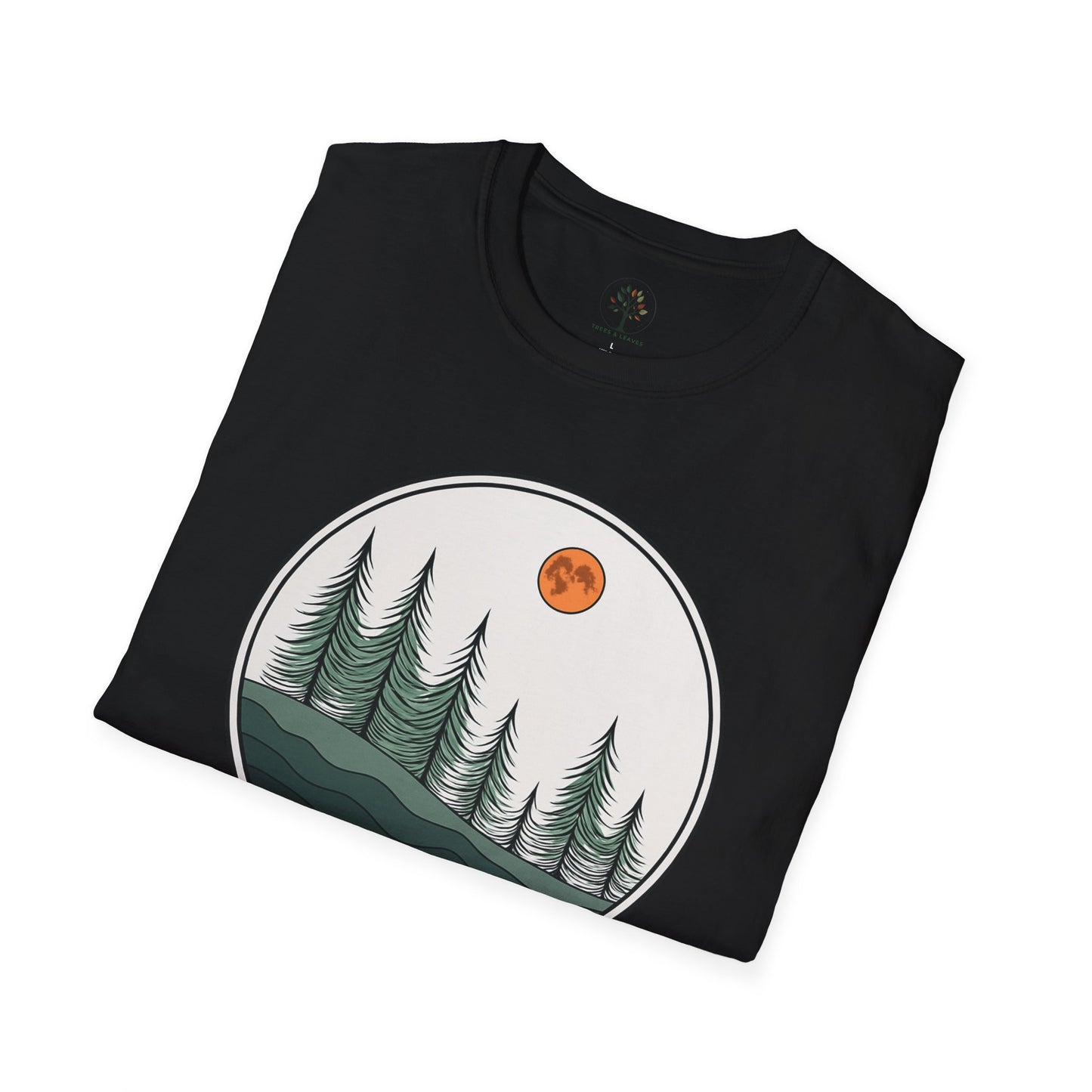 Black | Moonlit Pines, folded view