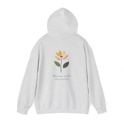 Ash | Bloom with intention Hoodie, back view 2